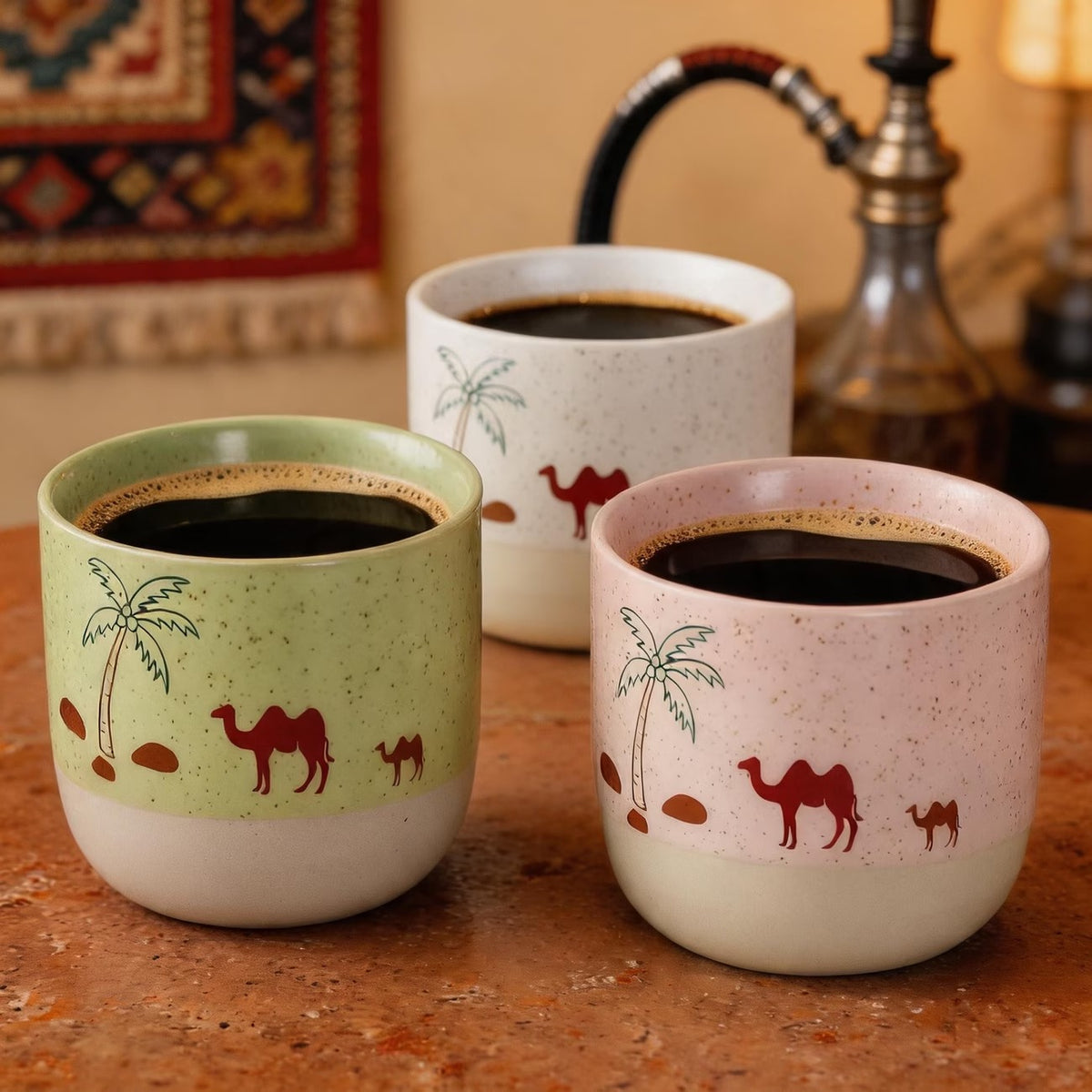 Camel & Desert Tree cups
