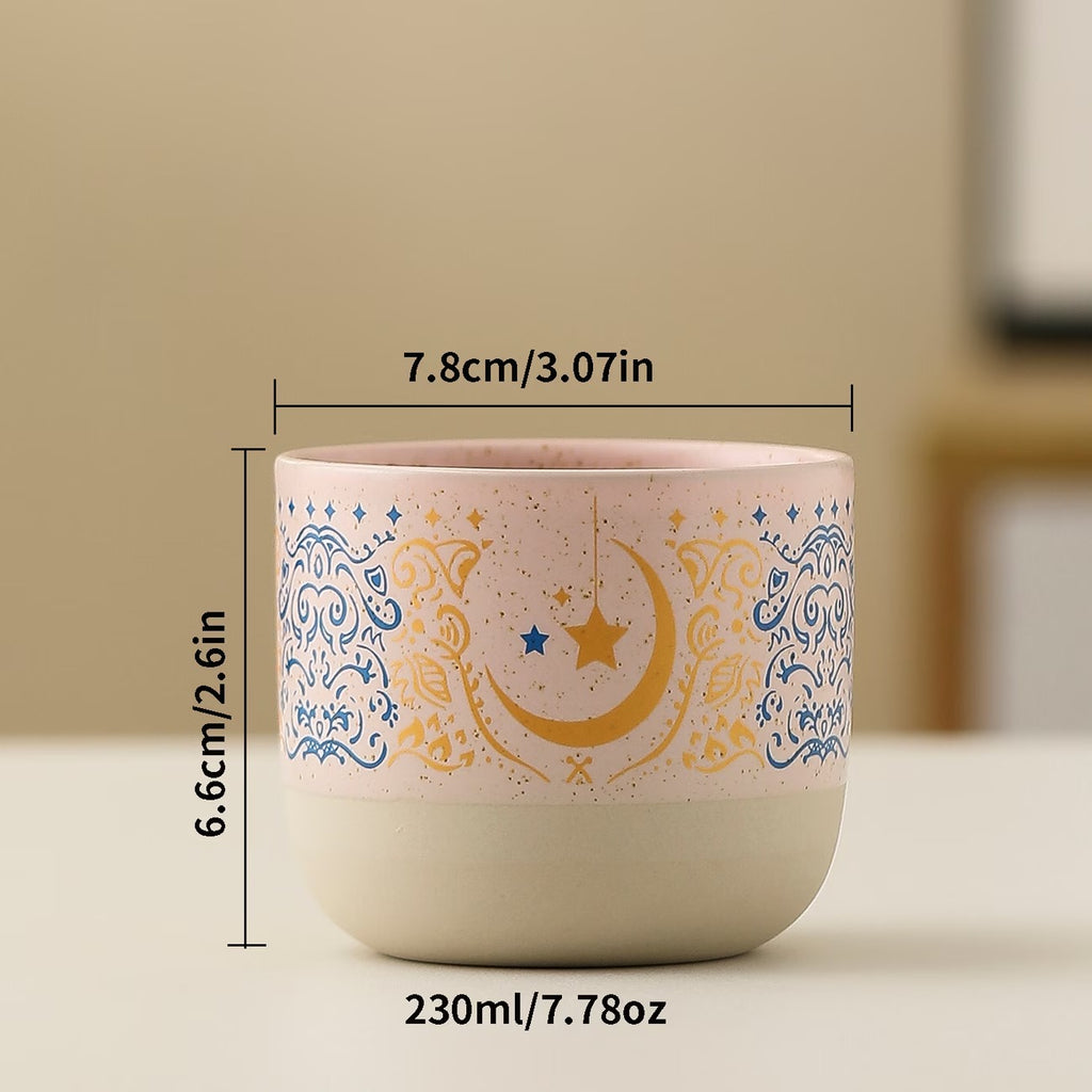 Star and moon cups