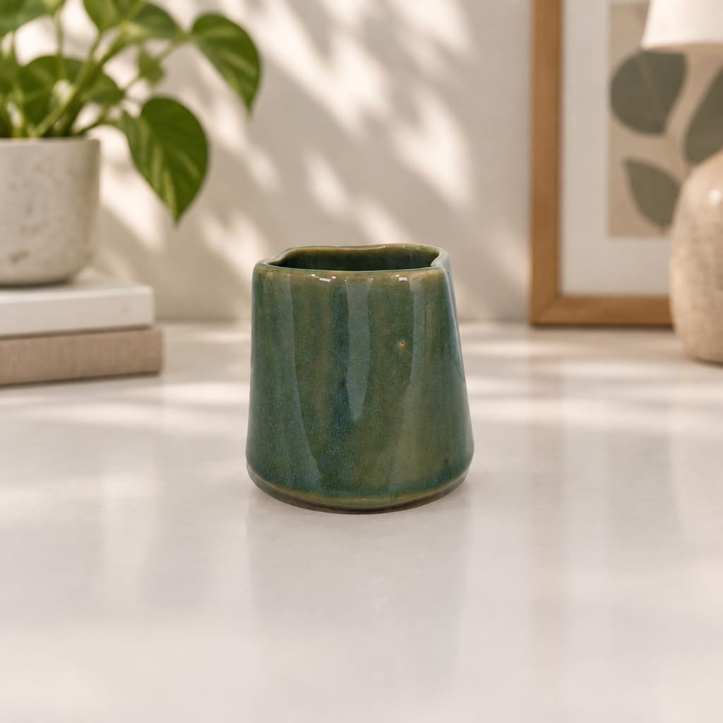 Green Handmade Glass