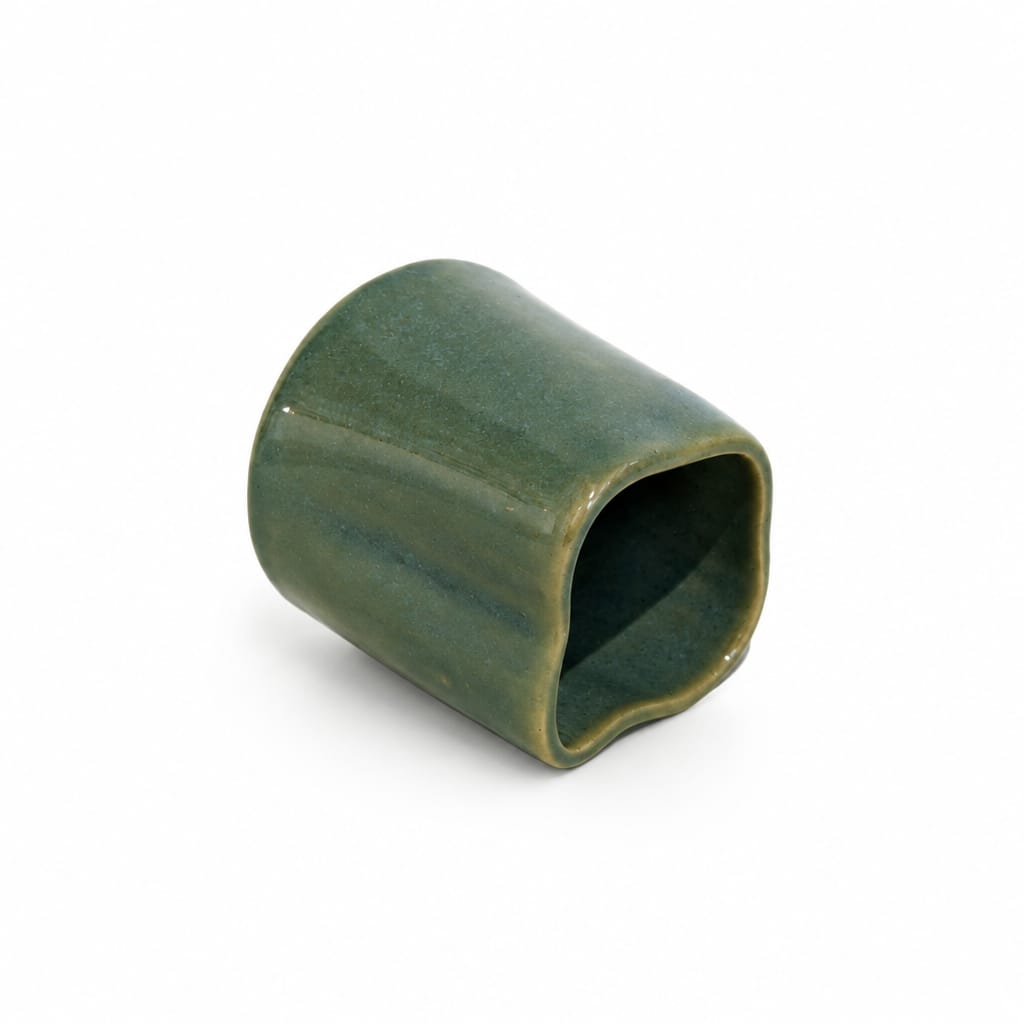 Green Handmade Glass